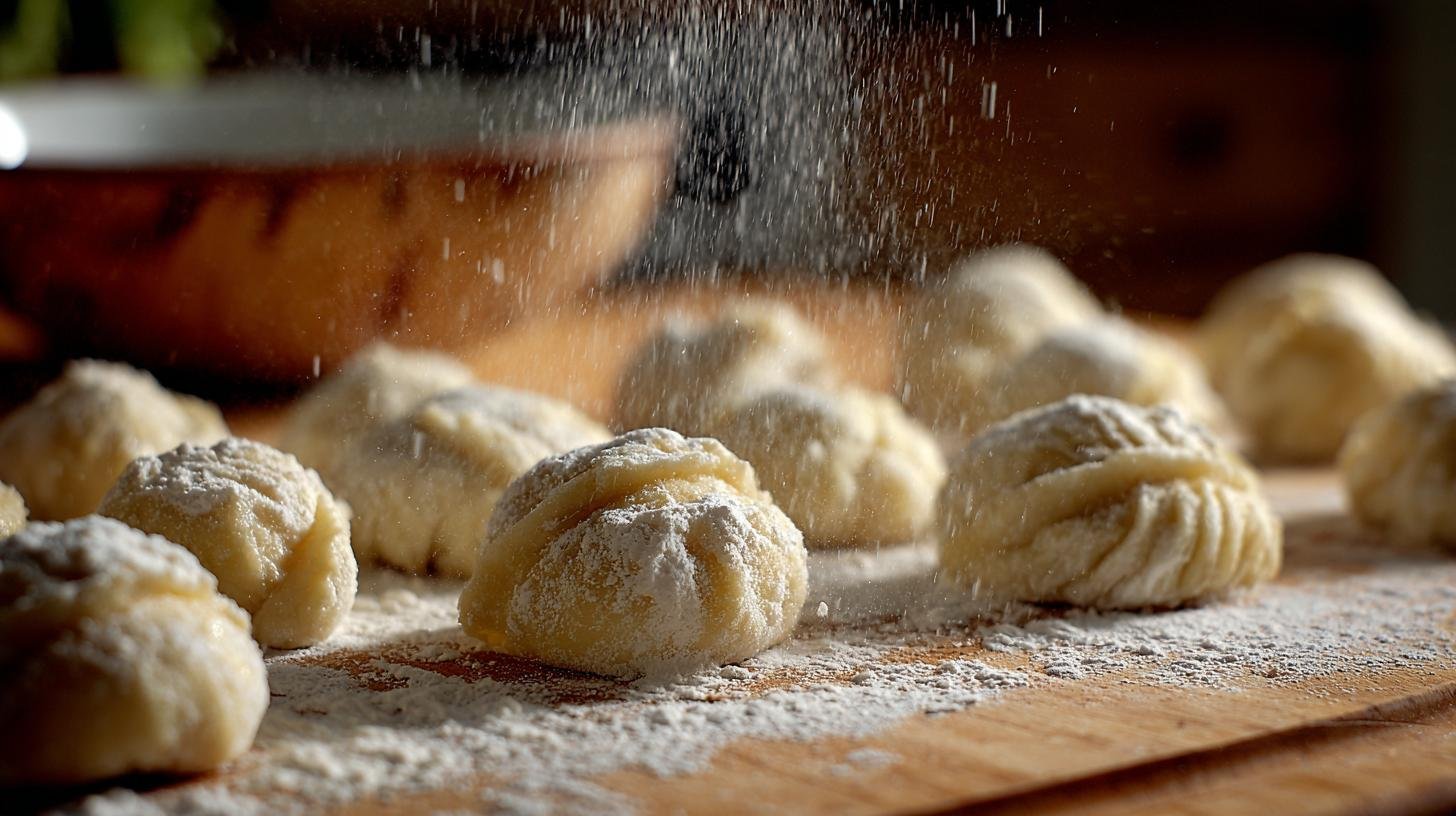 Knedlíky z brambor a mouky, konečně drží tvar