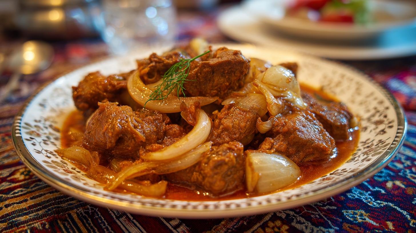 Dušené maso s cibulí pro domácí pohodu. Proč to zahřeje víc než jen tělo