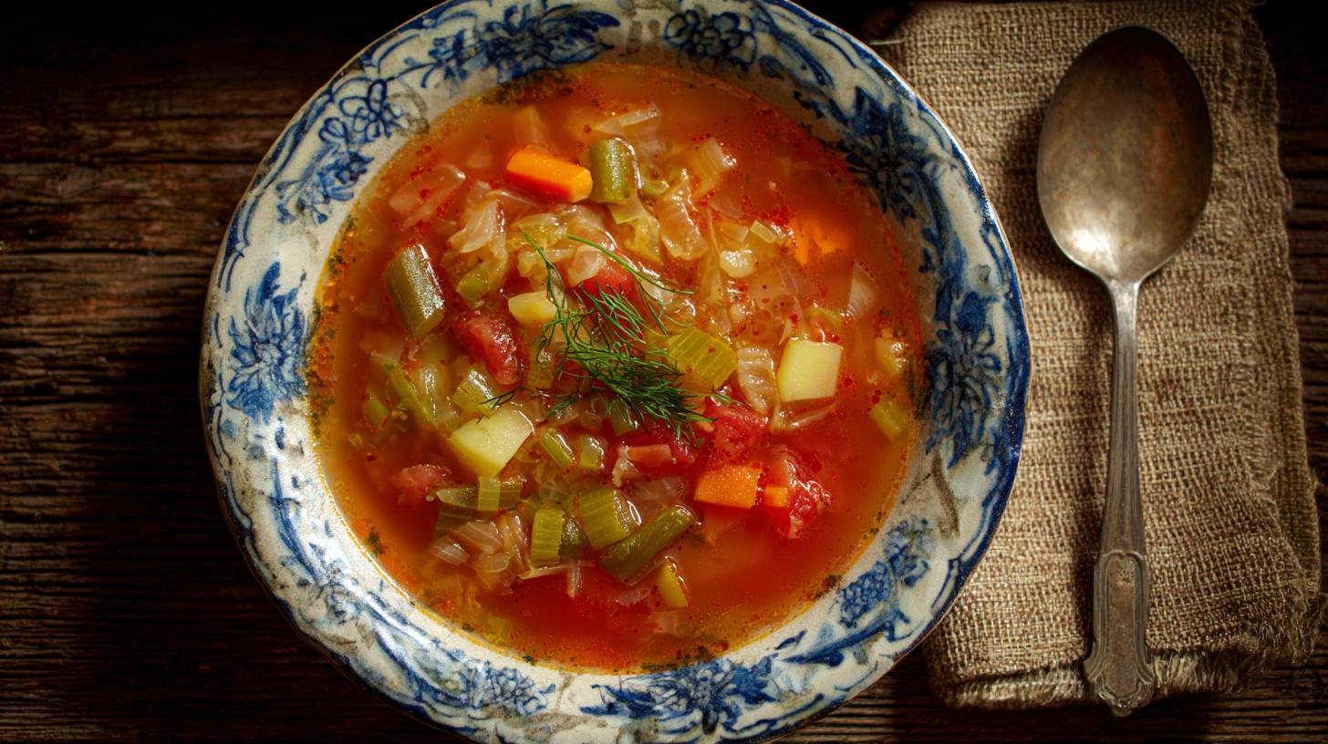 Jednoduchá zeleninová polévka pro každý den