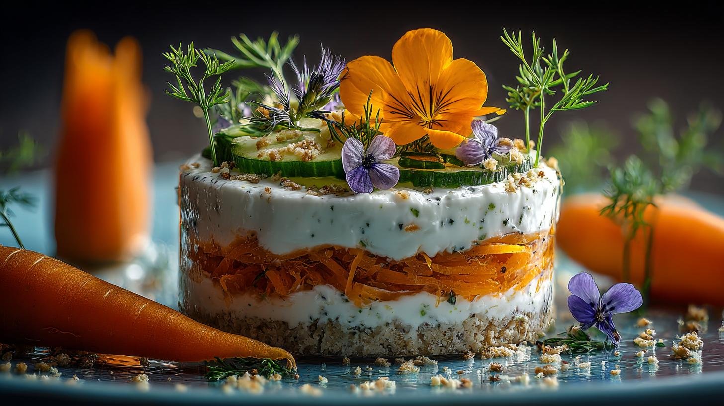 Zeleninový krém s kefírem, lehký předkrm