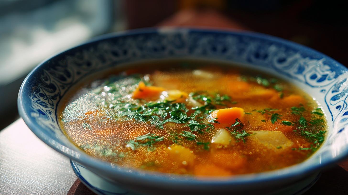 Zeleninová polévka z mrkve, rychlá po práci. Proč ji uvařit právě dnes