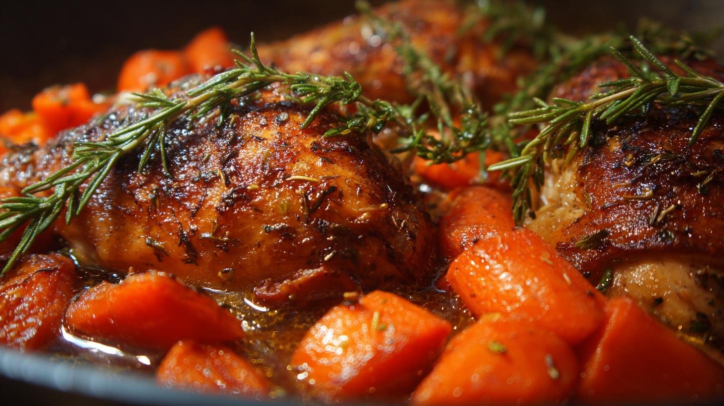 Kuřecí výpek s mrkví, šťavnatý domácí oběd. Tipy pro maximální šťavnatost a úsporu