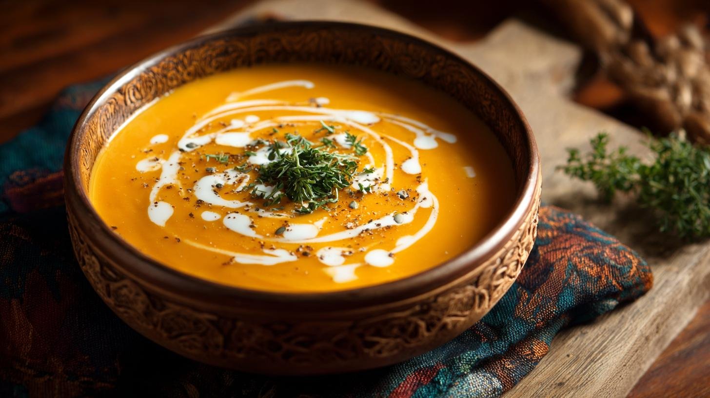 Krémová polévka z mrkve bez složité přípravy