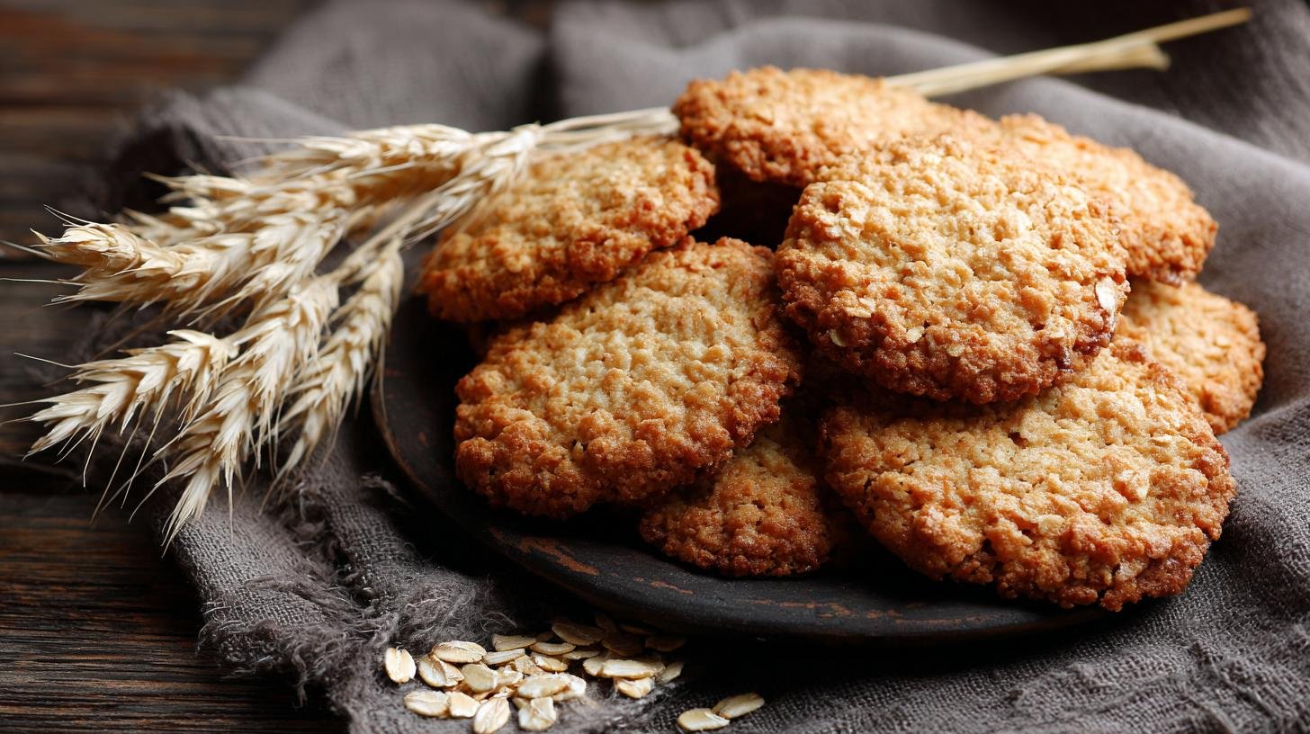 Domácí sušenky z ovesných vloček s jemnou chutí. Rychlý recept a časy