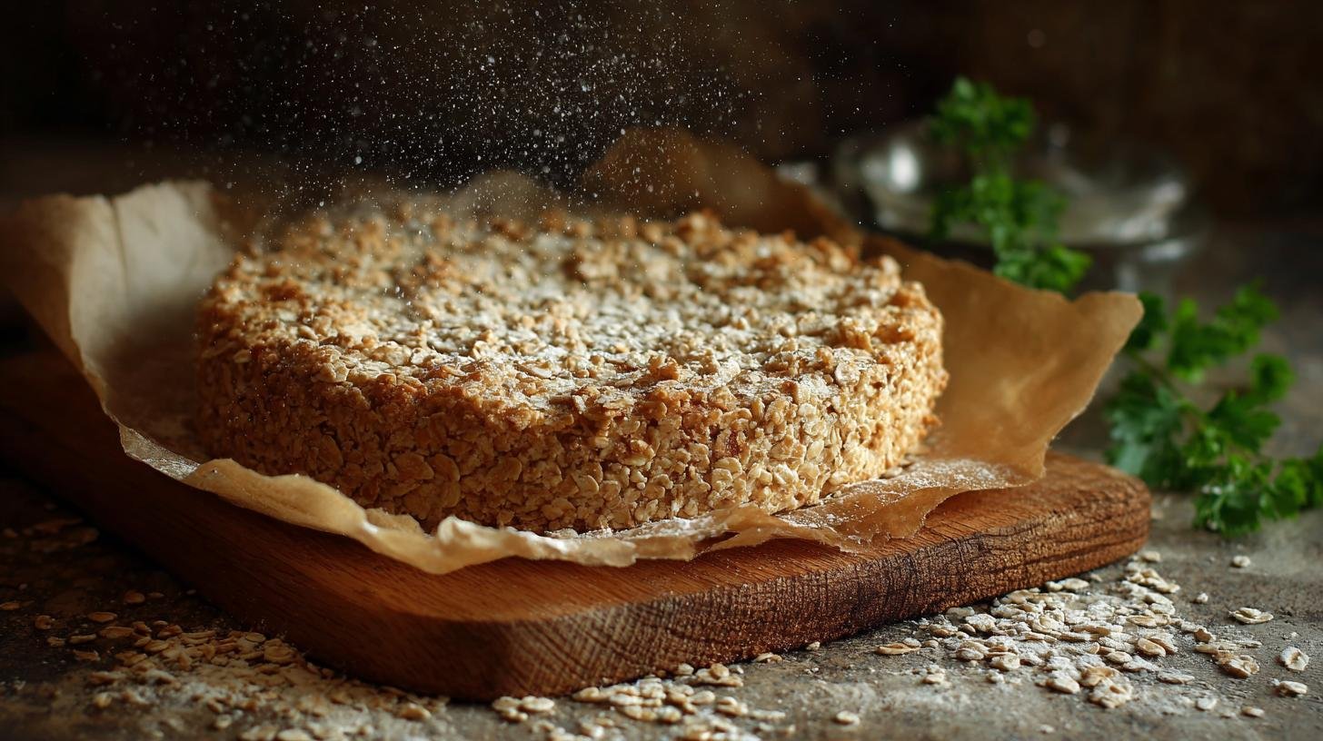 Slané pečivo z ovesných vloček bez chyb