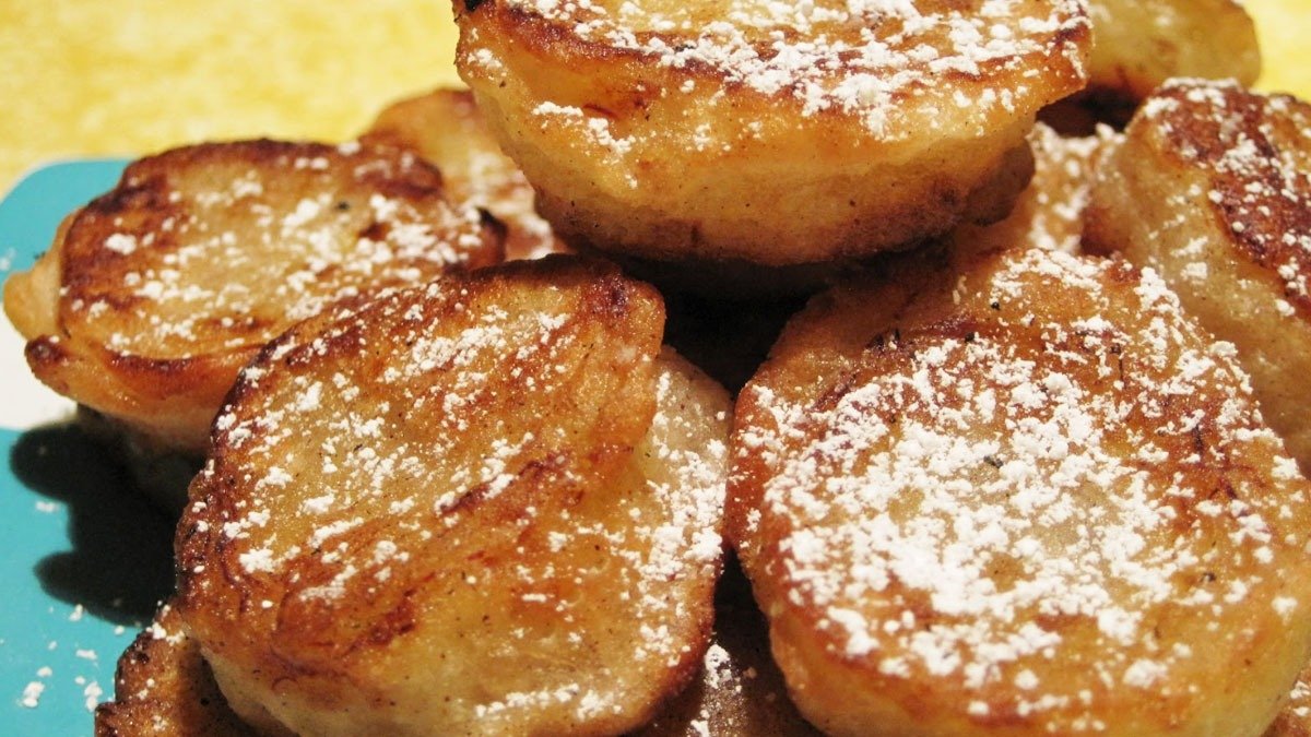 Banány u mě neleží ladem dělám z nich chutné koblihy