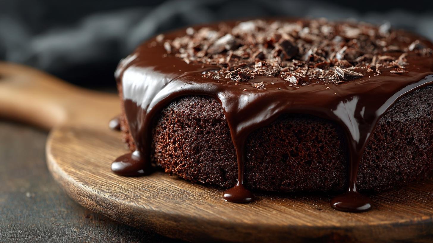 Jednoduchý koláč s čokoládou, minimum surovin