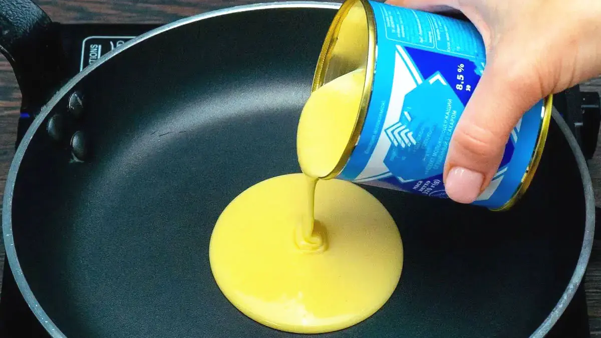 Vezmu kondenzované mléko a pánev – za 15 minut si vychutnám úžasný dezert, lepší než sušenky a bonbony