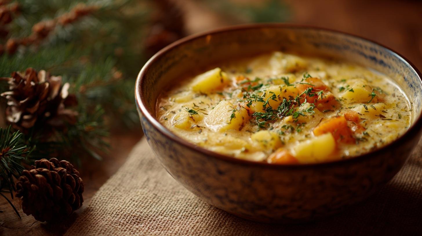 Bramboračka bez mouky, správná hustota