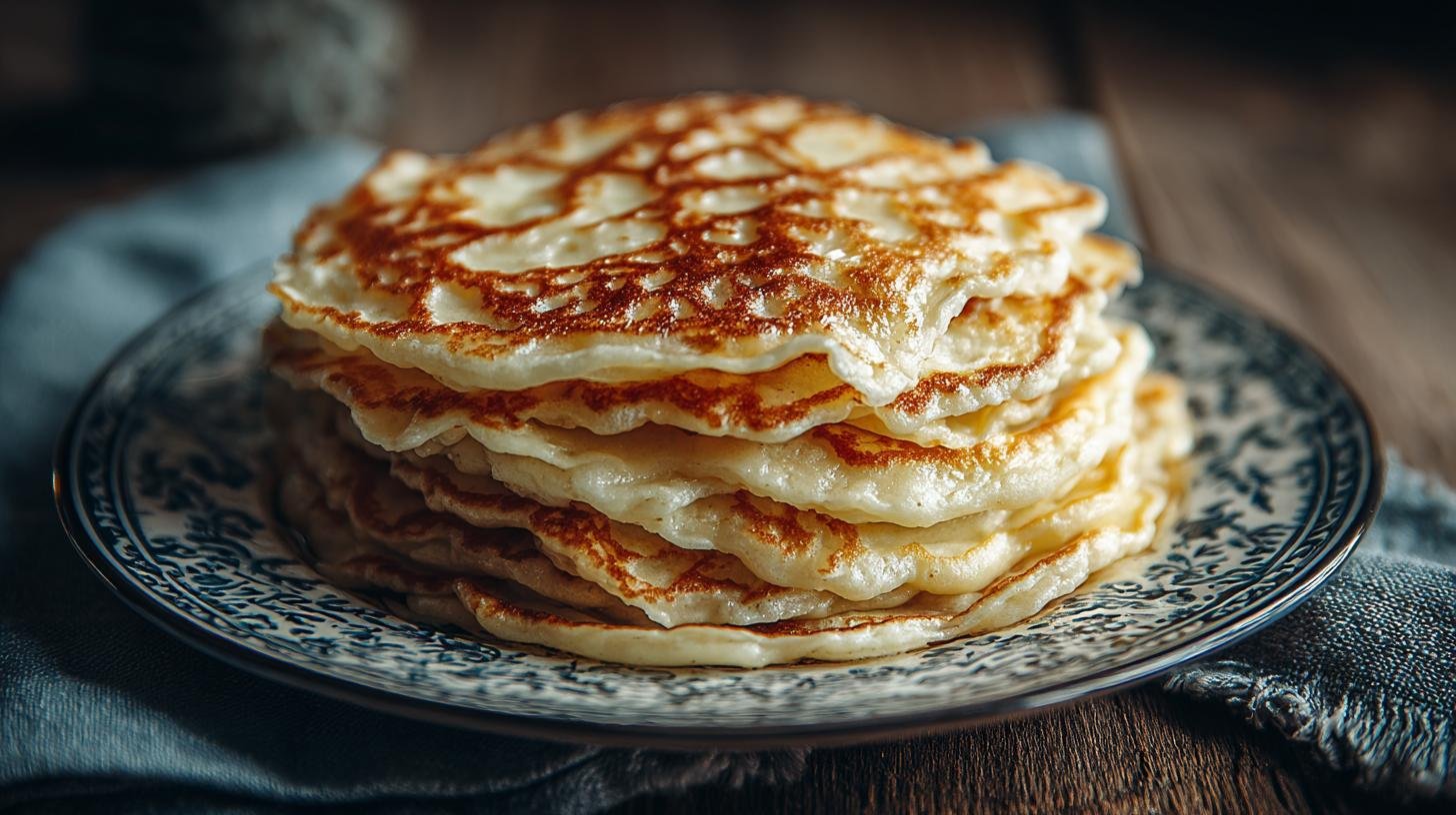 Domácí placky z kefíru, měkké bez droždí