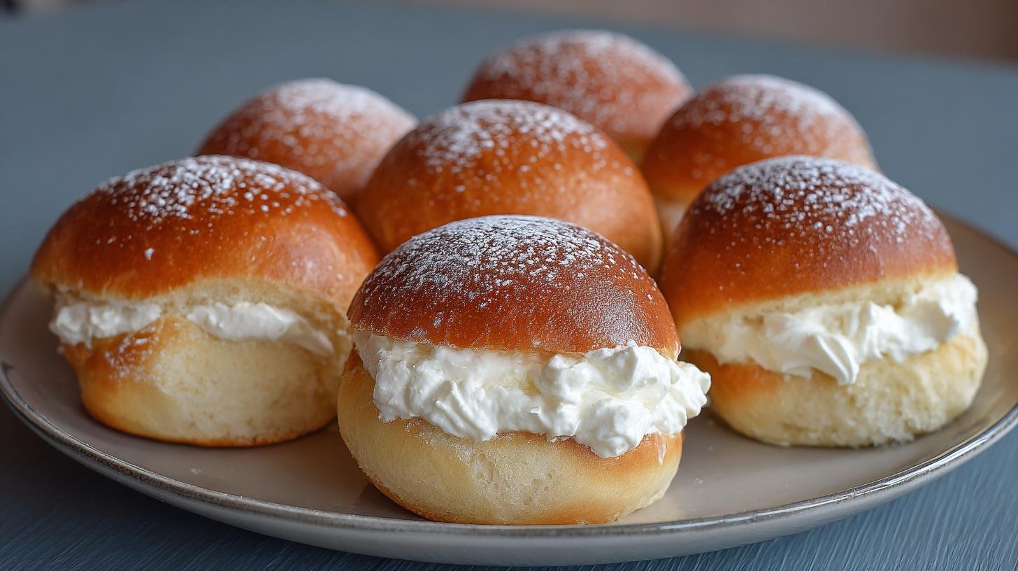 Domácí bulky se smetanou, měkké bez námahy