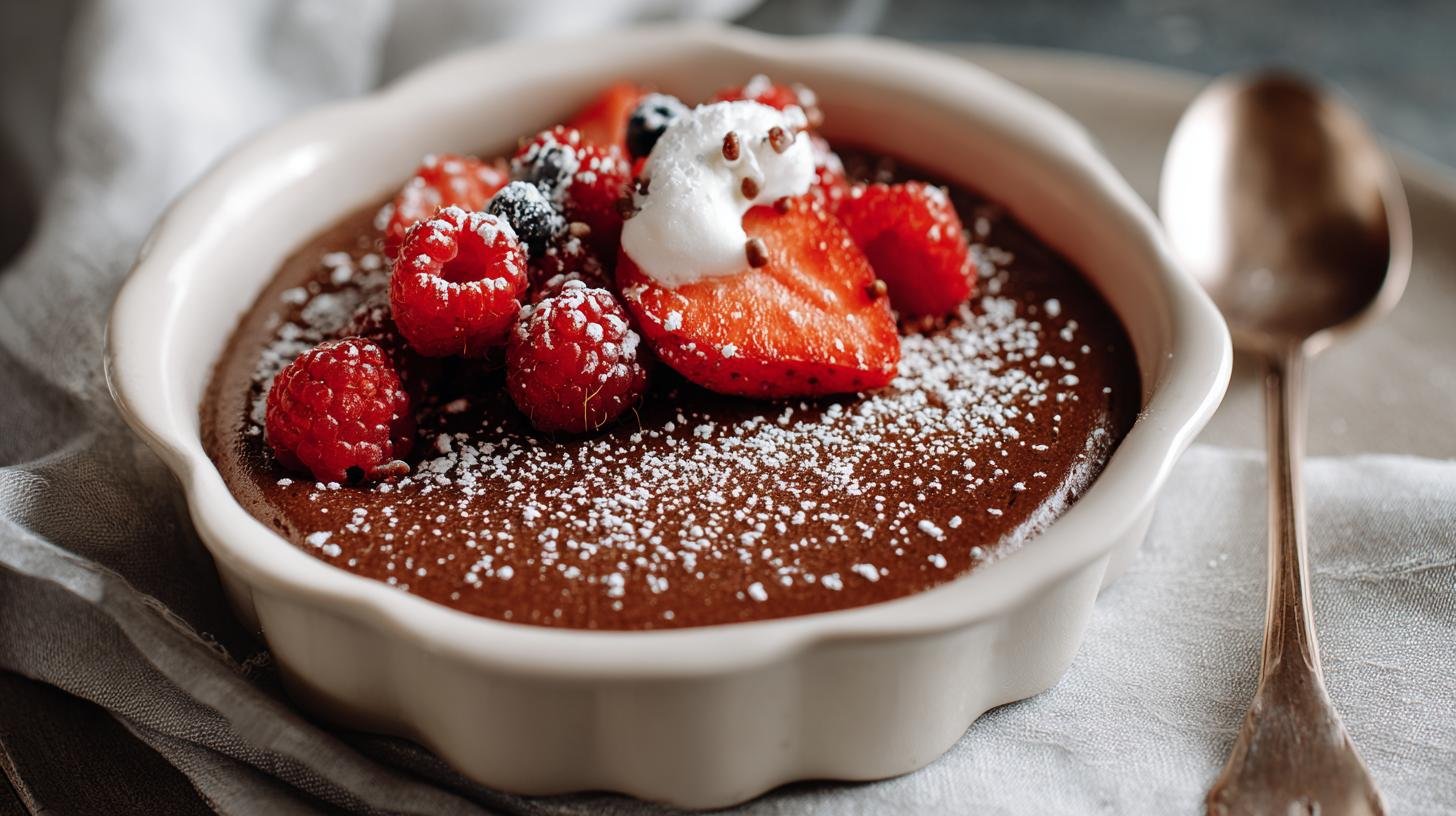 Čokoládový dezert bez pečení, hotový za minuty