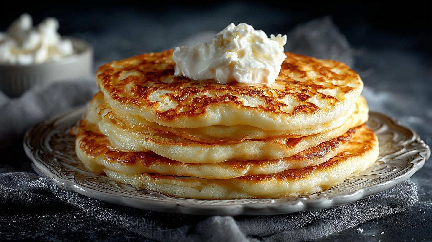 Palačinky z kefíru a mouky, měkké bez čekání