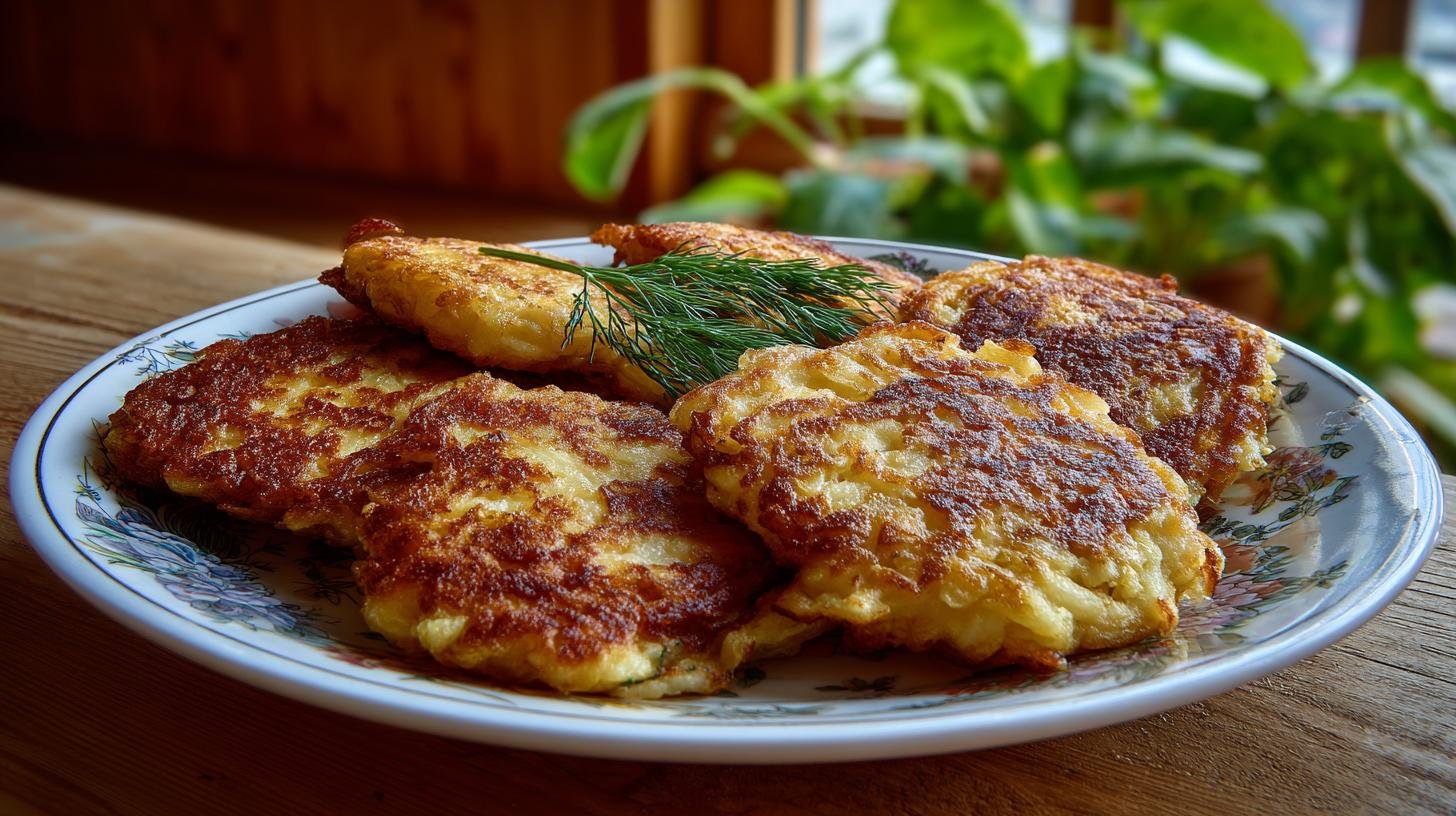 Bramboráky z brambor a česneku, správně křupavé