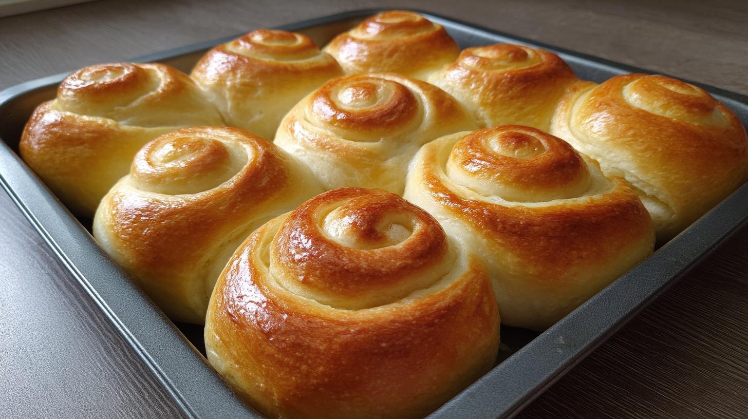 Rychlé housky s mlékem pro každý den. Rychlý recept krok za krokem