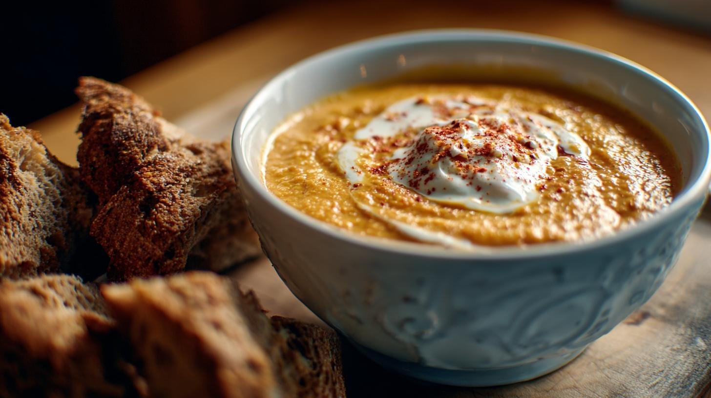 Krém z červené čočky, sytý za pár minut