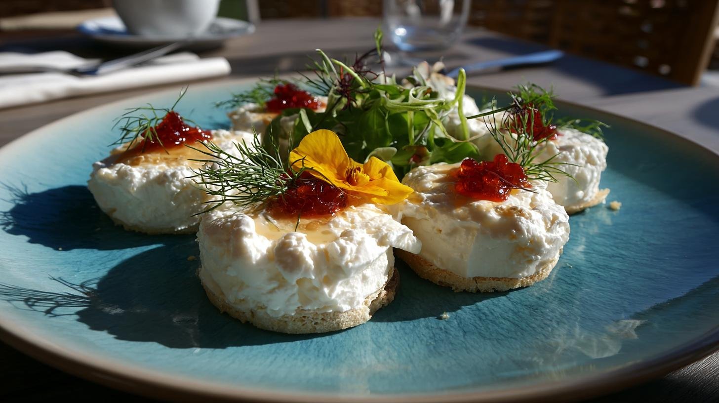 Předkrm z tvarohu a smetany jako v Brně