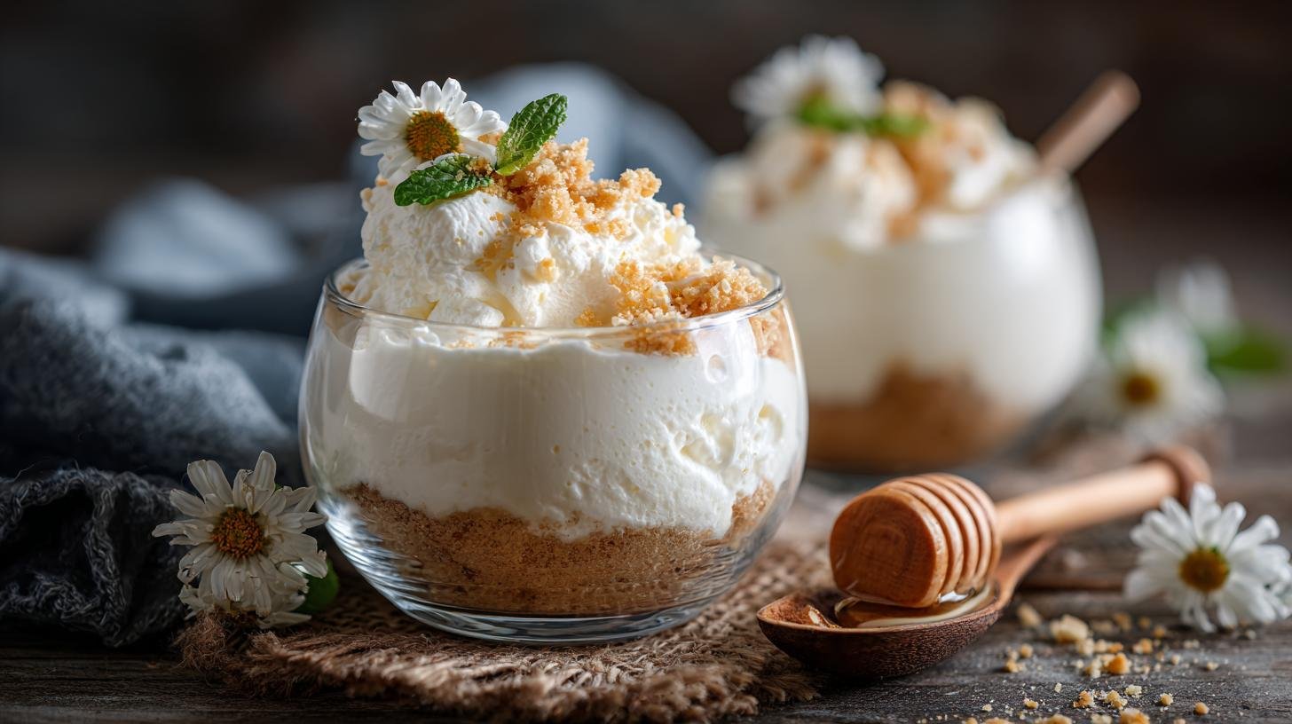 Dezert do skleničky z tvarohu, rychlá domácí radost. Rychlý recept krok za krokem