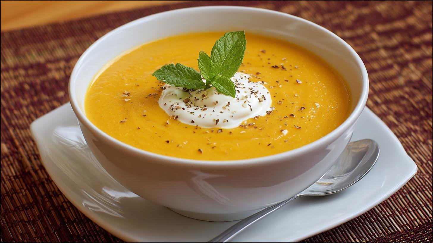 Krémová polévka z mrkve bez složité přípravy. Rychlý postup