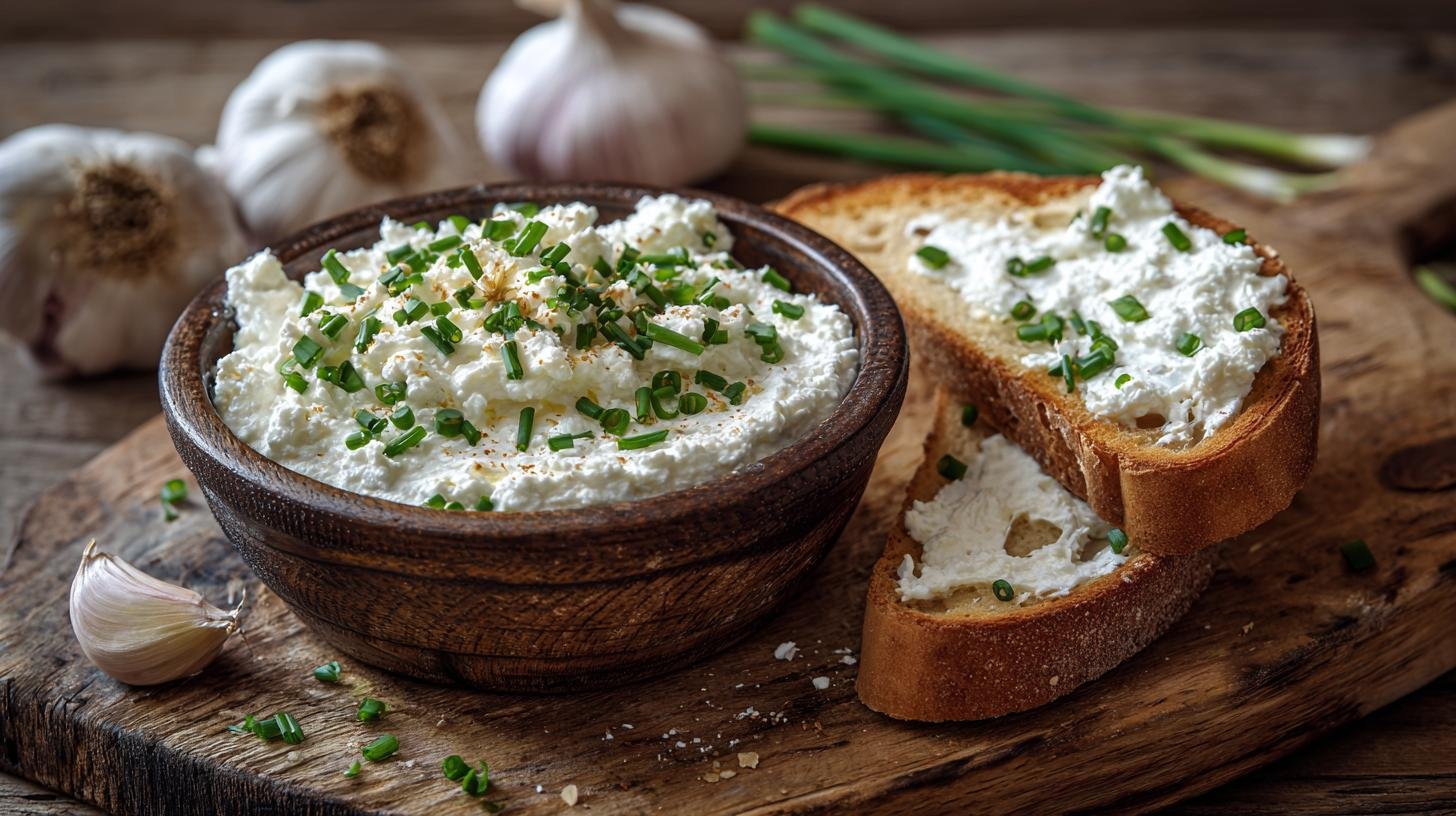 Pomazánka z tvarohu a česneku, hotová za minuty