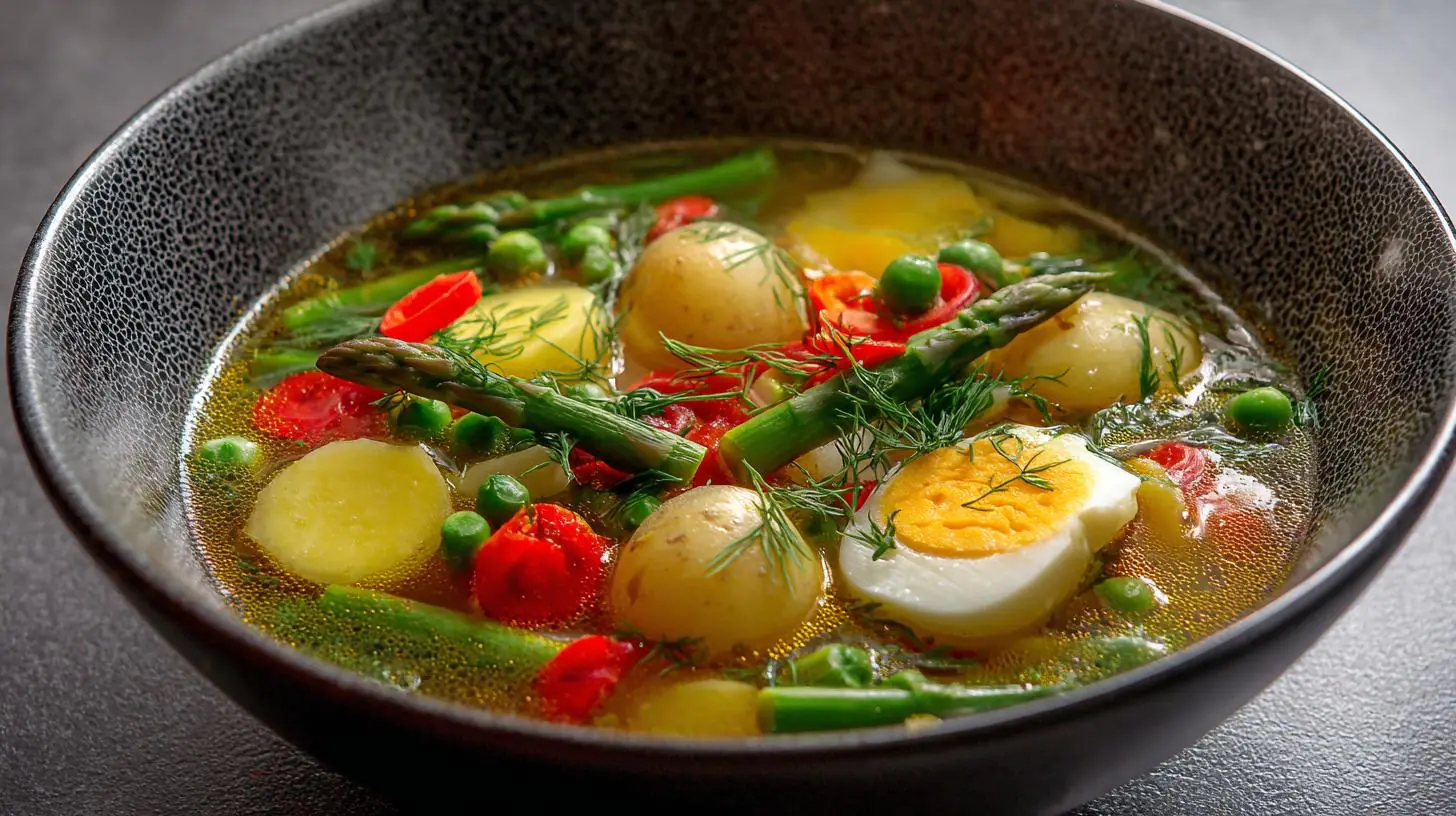 Bramborová polévka se zeleninou pro teplý večer