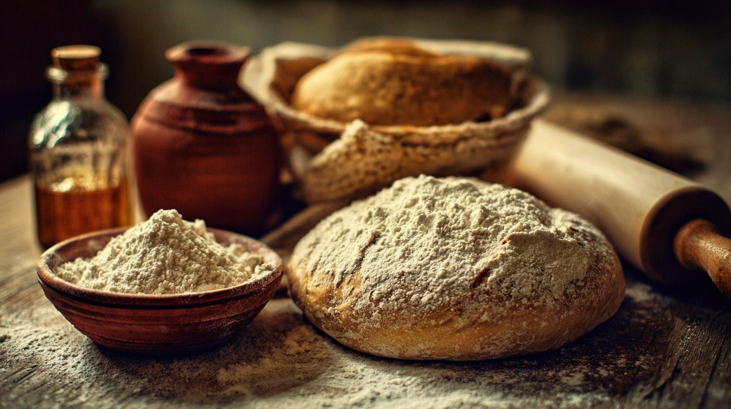 Pečivo bez droždí, rychlé z mouky