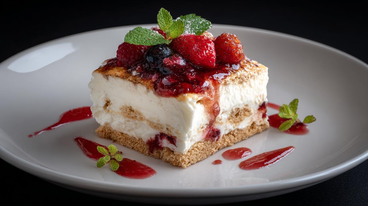 Rychlý vrstvený dezert s tvarohem bez stresu