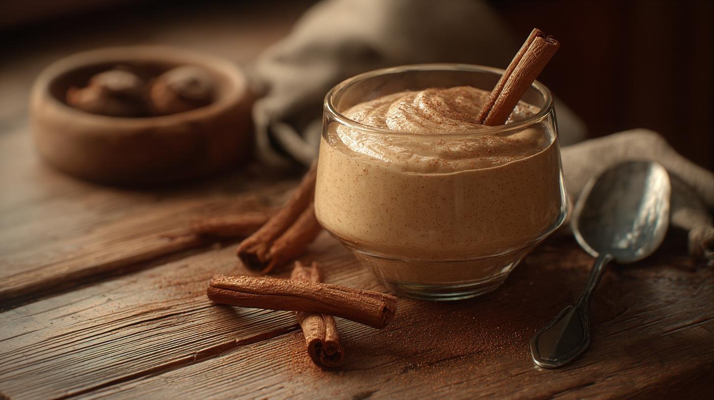 Rychlý tvarohový dezert se skořicí, jemný a lehký