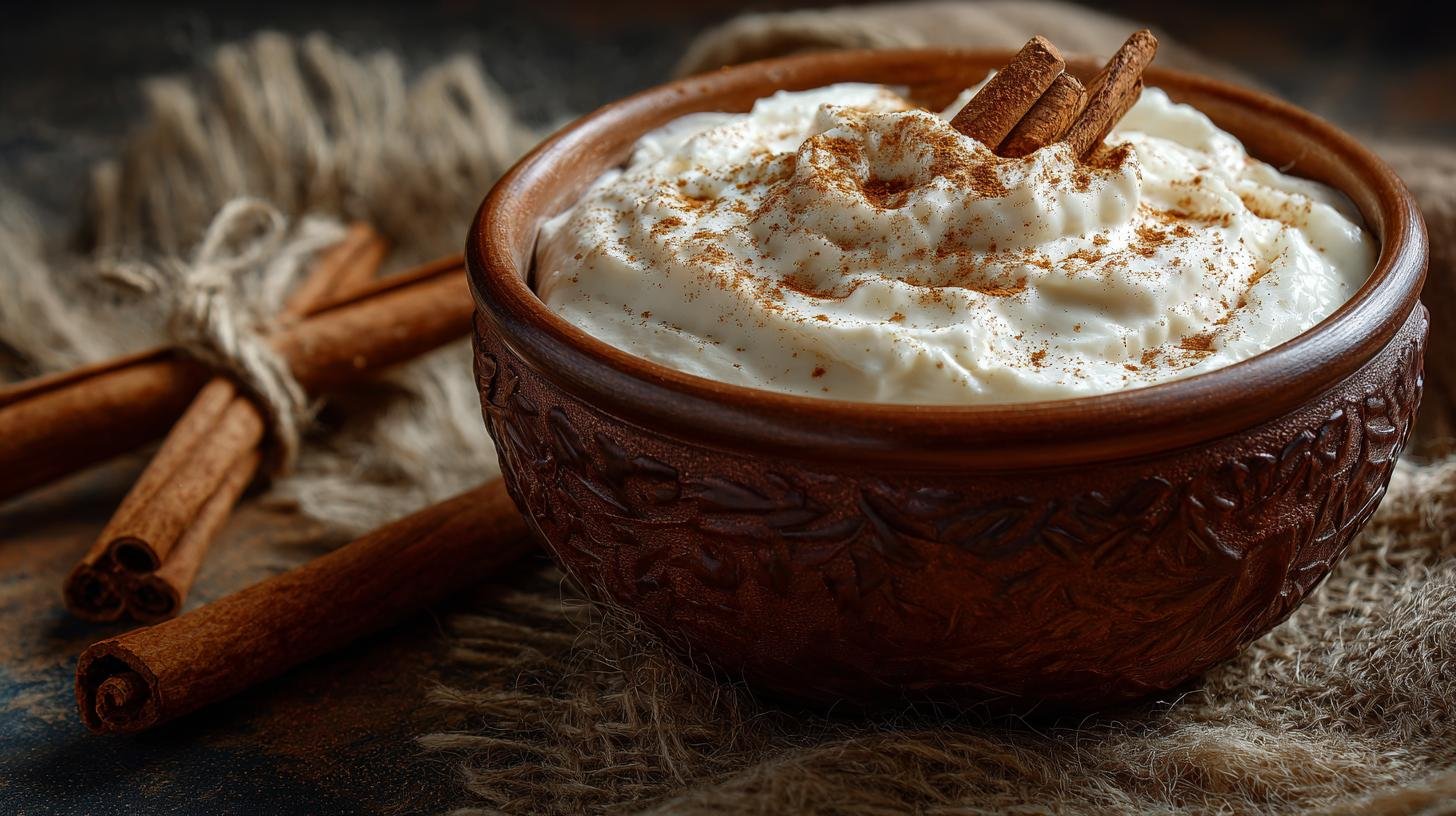 Tvarohový krém se skořicí, jednoduchá sladká tečka