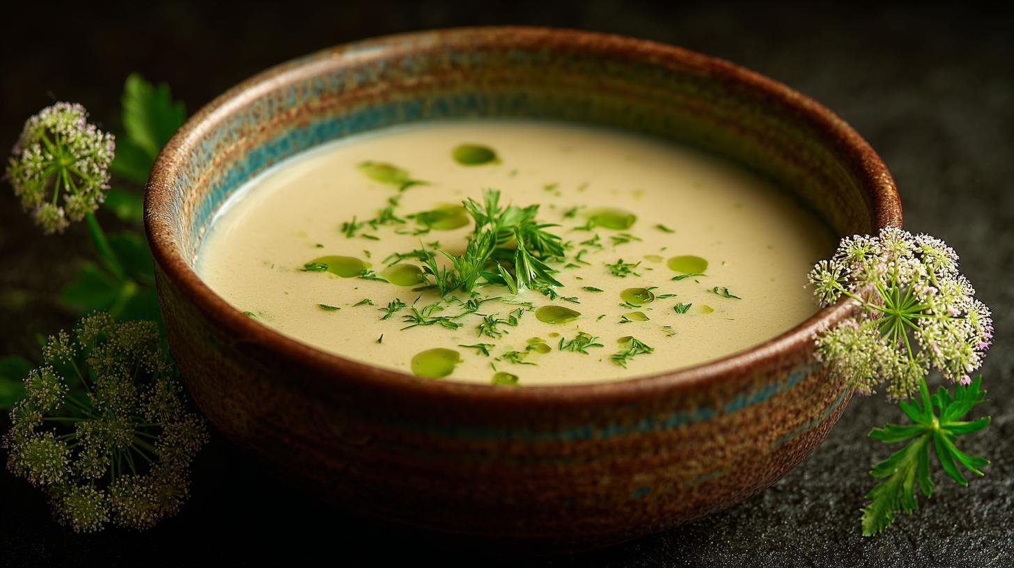 Rychlá polévka z kefíru pro lehké jídlo