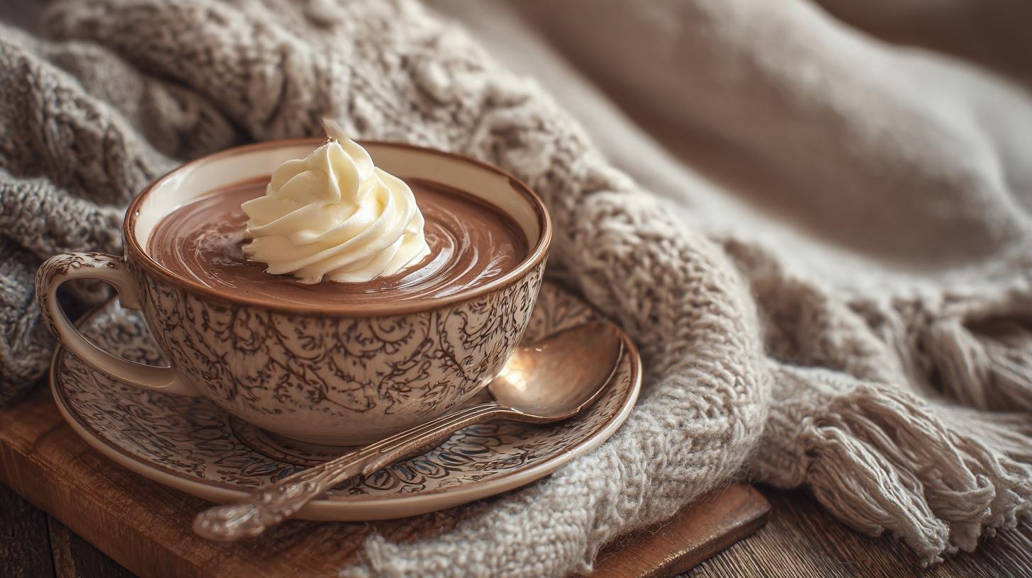 Čokoládový pohár se smetanou pro domácí pohodu. Variace, úspora a skladování