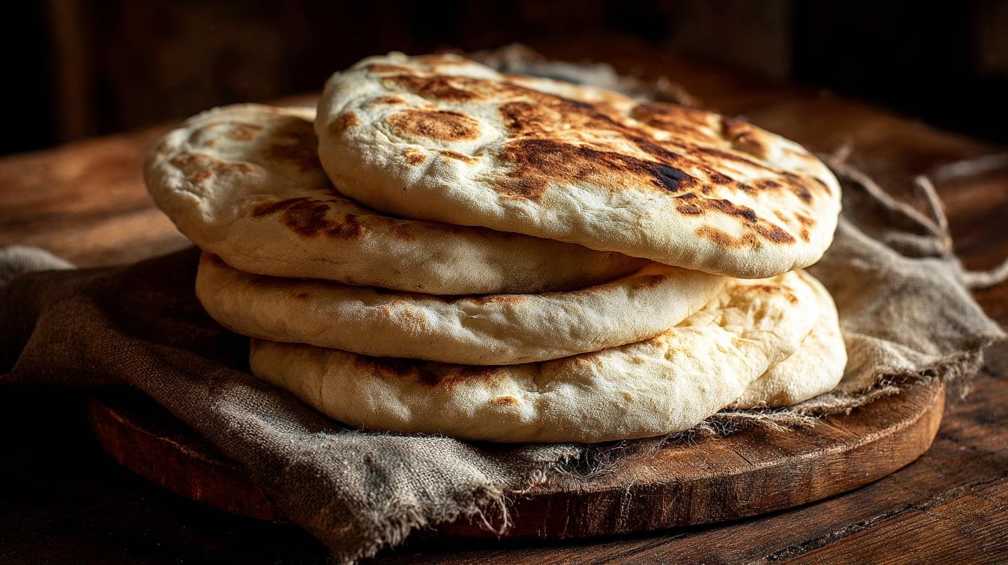 Domácí pita z mouky, hotová bez čekání