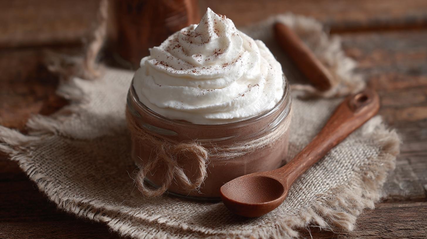 Nadýchaný krém z kefíru a kakaa, minimum surovin