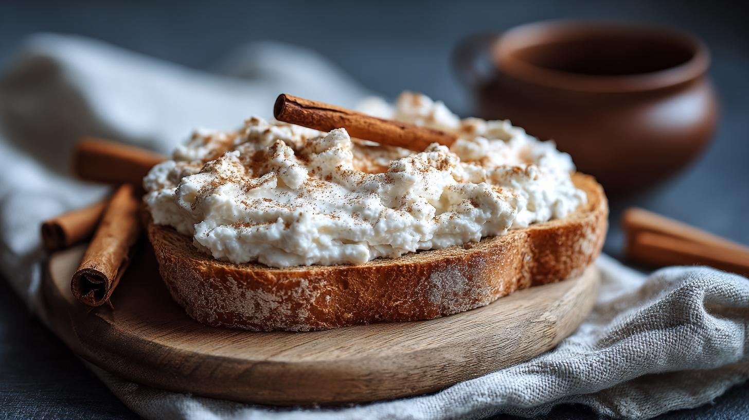 Tvarohová pomazánka se skořicí, sladko-slaný trik