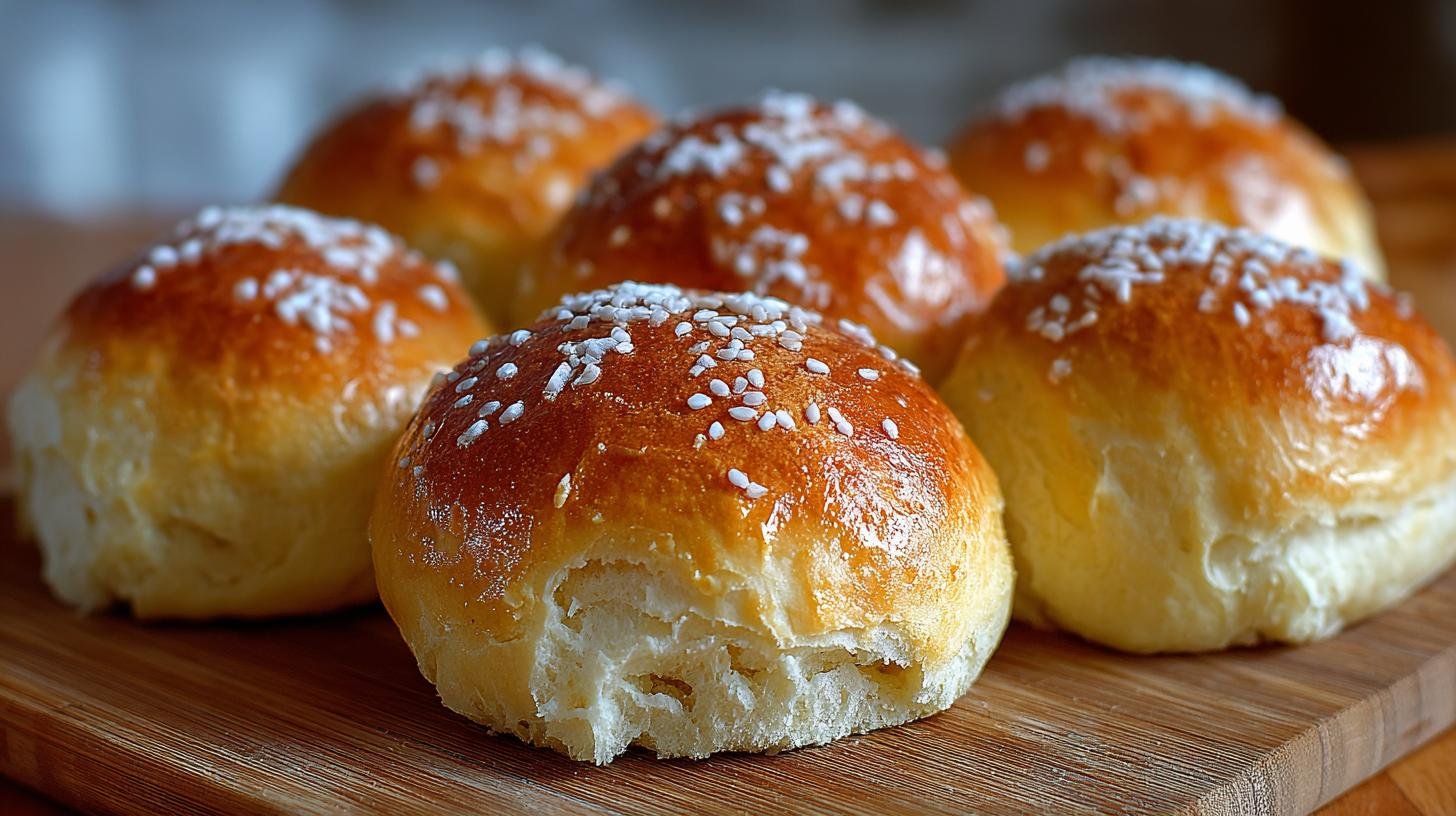 Domácí bulky se smetanou, měkké bez námahy. Jednoduchý postup krok za krokem