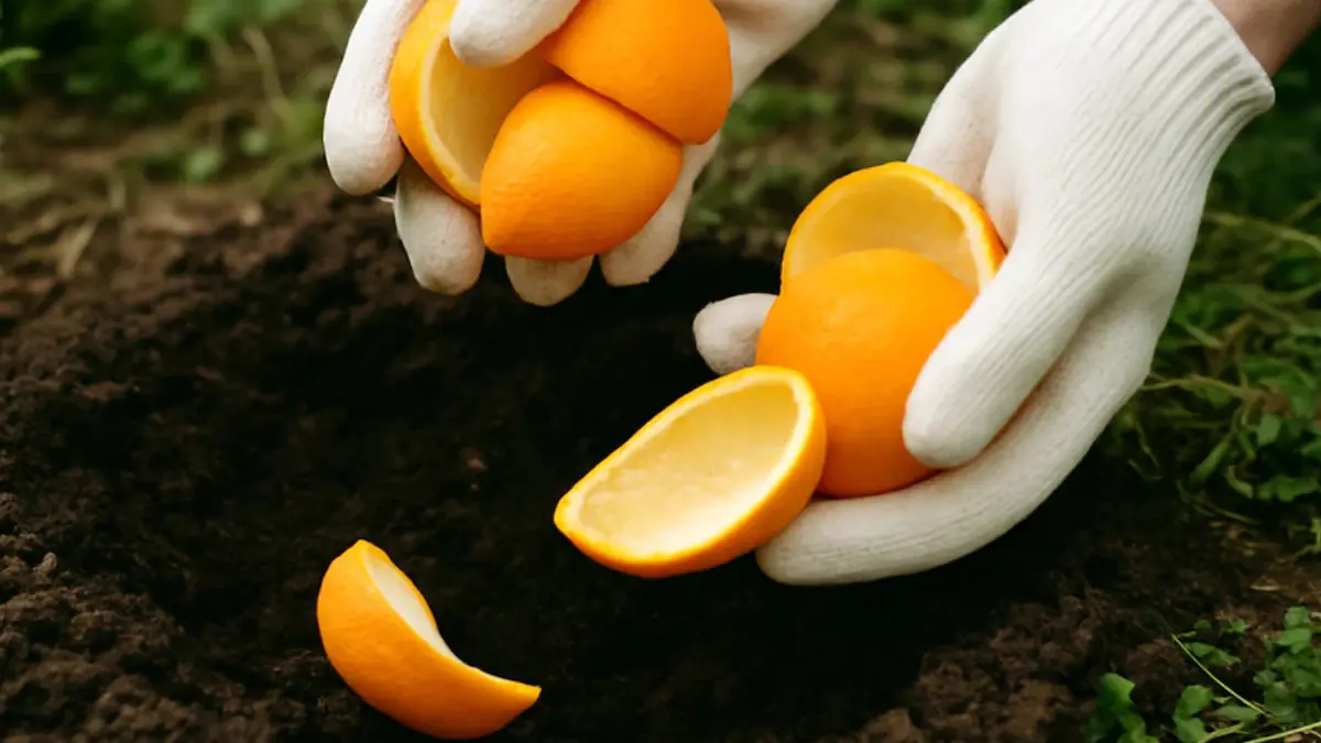 Pomerančová kůra v zahradě: jednoduchý trik proti nechtěným hostům 1 Pomerančová kůra v zahradě jednoduchý trik proti nechtěným hostům